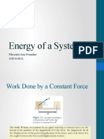 Energy of A System