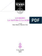 Fortuna Umanistica de Lucrezio PDF
