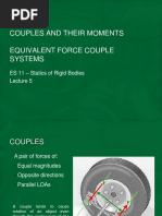 Lecture 5 - Couples, Equivalent Force Couple Systems PDF