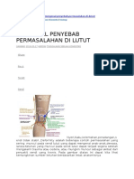 Mengenal Penyebab Permasalahan Di Lutut