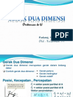 Gerak Dua Dimensi PDF