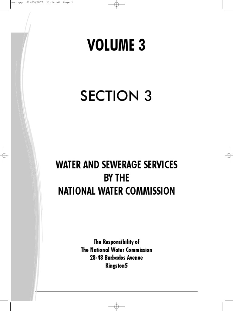 NWC Developer's Manual Handbook | PDF | Sanitary Sewer | Pipe (Fluid ...