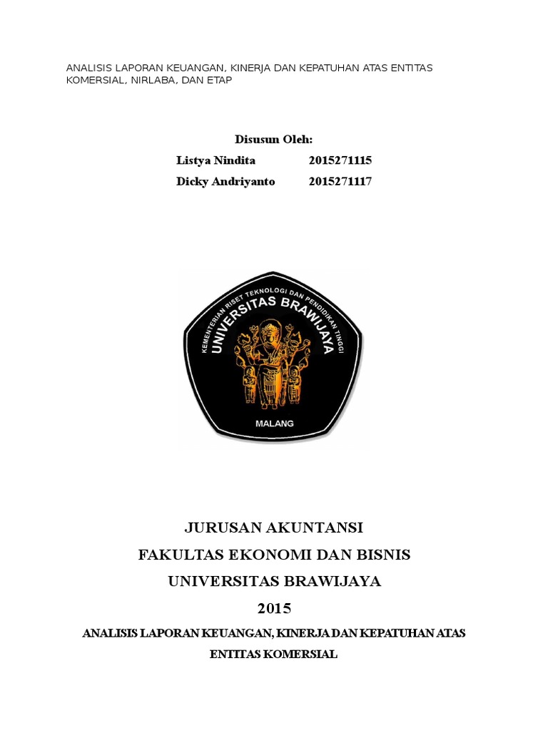 Contoh Makalah Administrasi Keuangan
