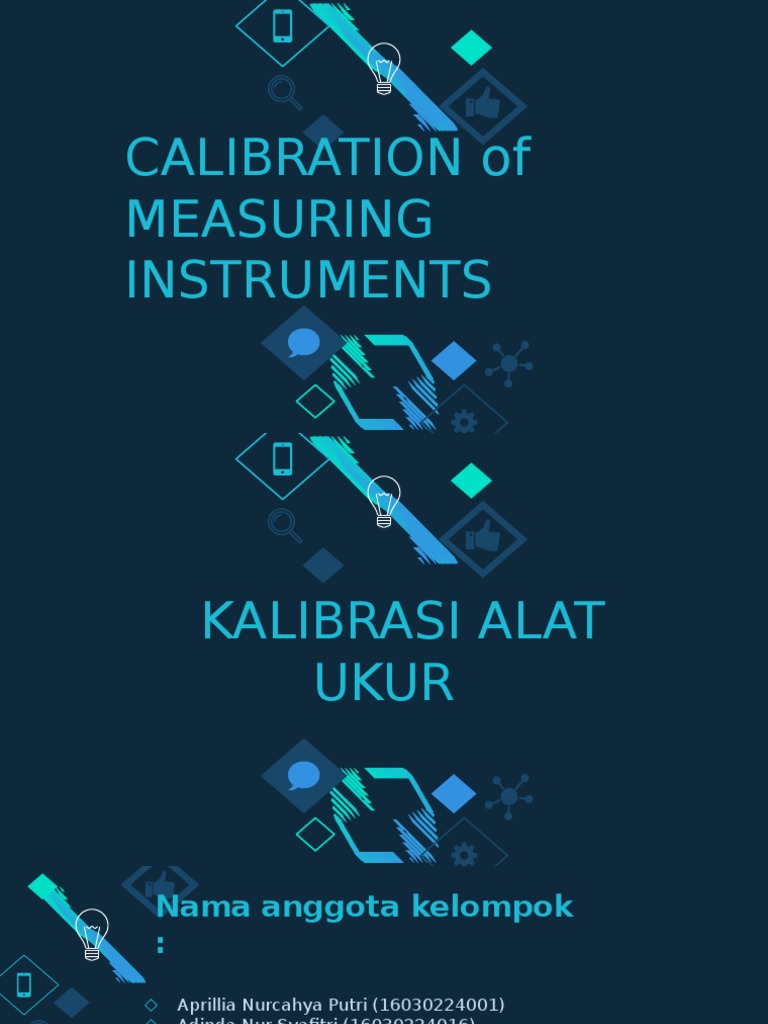 Calibration of Measuring Instruments PDF