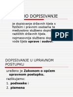 Slu&,,0 Beno Dopisivanje