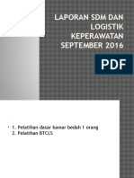 Laporan SDM Dan Logistik Keperawatan