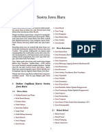 Sastra Jawa Baru PDF