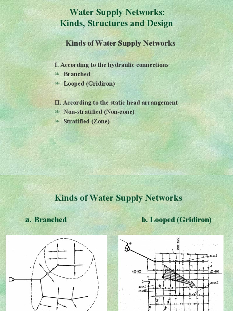 Water Supply Network Design Guide | PDF | Pipe (Fluid Conveyance ...