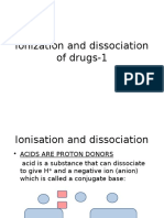 Acidity and Basicity of Drugs