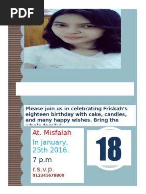 Birthday Invitation