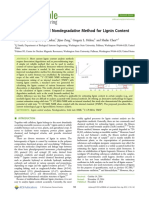 2014 A 13C CPMAS Based Nondegradative Method for Lignin Content Analysis