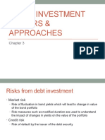 Debt - Investment Drivers & Approaches