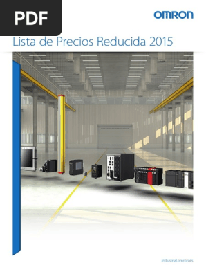 Tarifa Omron Es 2015 | PDF | Ingenieria Eléctrica | Bienes