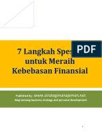 7 Langkah Spesial Untuk Meraih Kebebasan Finansial