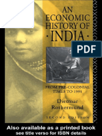 An Economic History of India - Diet Rothermund 1993