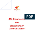 RollupGroup - UpdateMembers