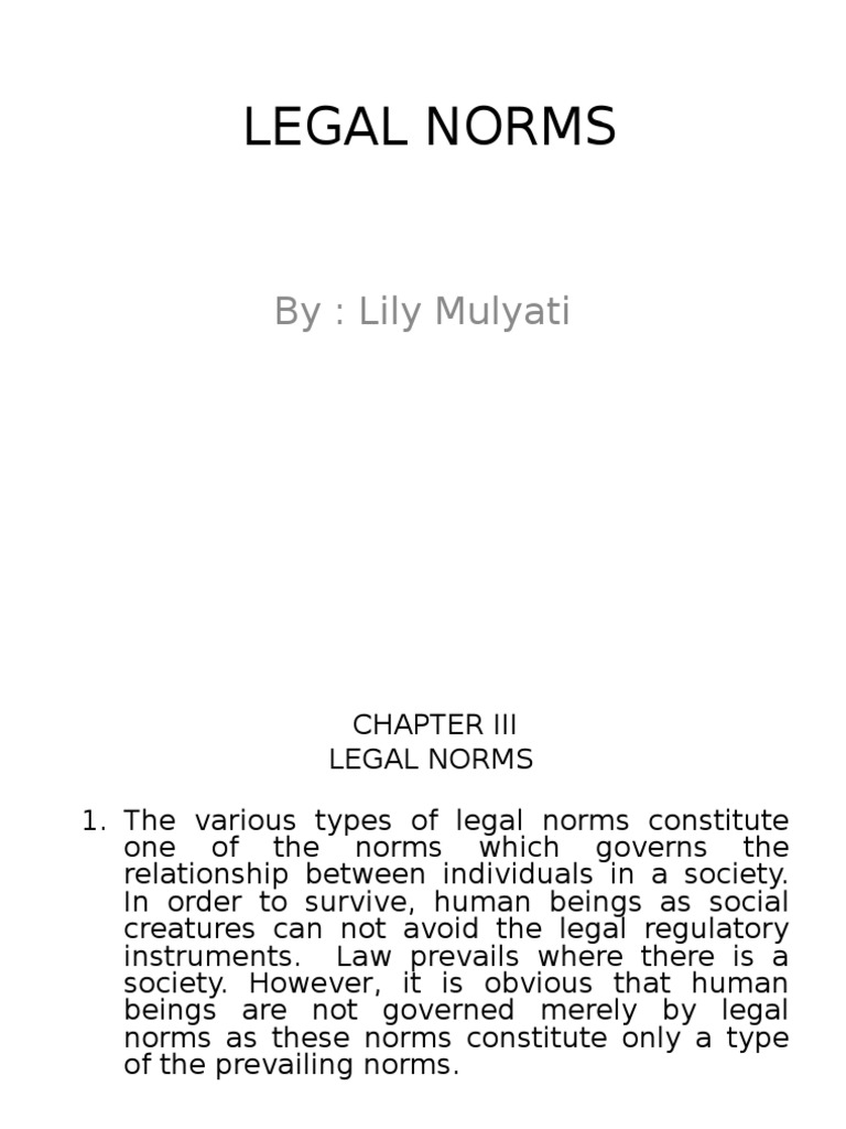 Legal Norms Eng Norm Social Judicial Review