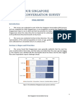 Full Report of Our SG Conversation Survey