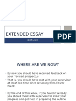 Extended Essay: Outline