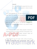 About A-PDF Watermark