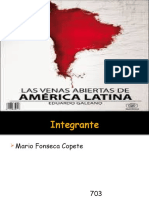 Libro Venas Abiertas de America Latina