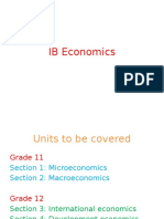 Economics Course Outline