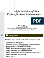 Toward Formulation of New Project For Road Maintainance