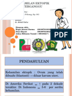 Kehamilan Ektopik Terganggu