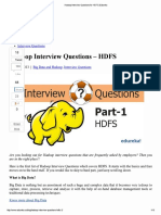 Hadoop Interview Questions For HDFS - Edureka