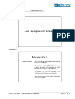 Diapositivas Los Presupuestos Locales