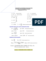 Viga Doblemente Armada (Calculo de Acero)