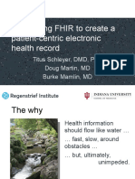Leveraging FHIR to create a patient-centric electronic health record