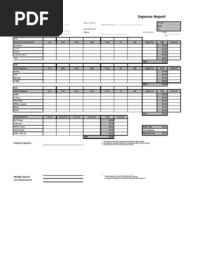 Expense Report