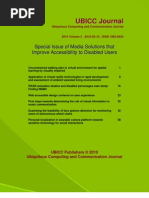Download Special Issue of Media Solutions That Improve Accessibility to Disabled Users by Ubiquitous Computing and Communication Journal SN32762034 doc pdf