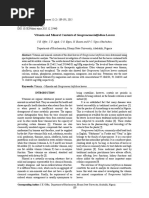 Vitamin and Mineral Contents of Gongronema Latifolium Leaves