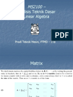 MS2100 - Linear Algebra v2 PDF