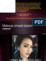 (TSEL) 082385531953 - Makeup Simple Batam
