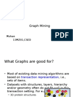 Graph Mining: Anuraj Mohan 13MZ01, CSED