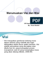 Pelatihan Visi Dan Misi 