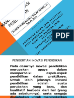 Manfaat Inovasi Pendidikan