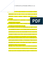 Epistemología y Ciencia en La Actualidad