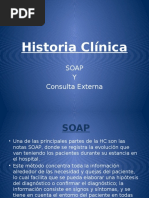 Historia Clínica Externa y SOAP - Semio Practica