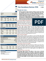 Tata Consultancy Services (TCS) : Steady But Slow