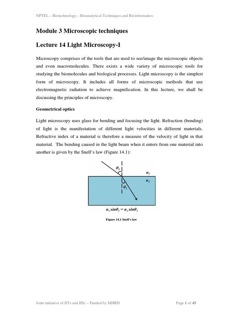 Light Microscopy Techniques Explained | PDF | Microscopy | Confocal ...