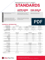 Steel Standards: ASTM A252 ASTM A500 CSA G40.21