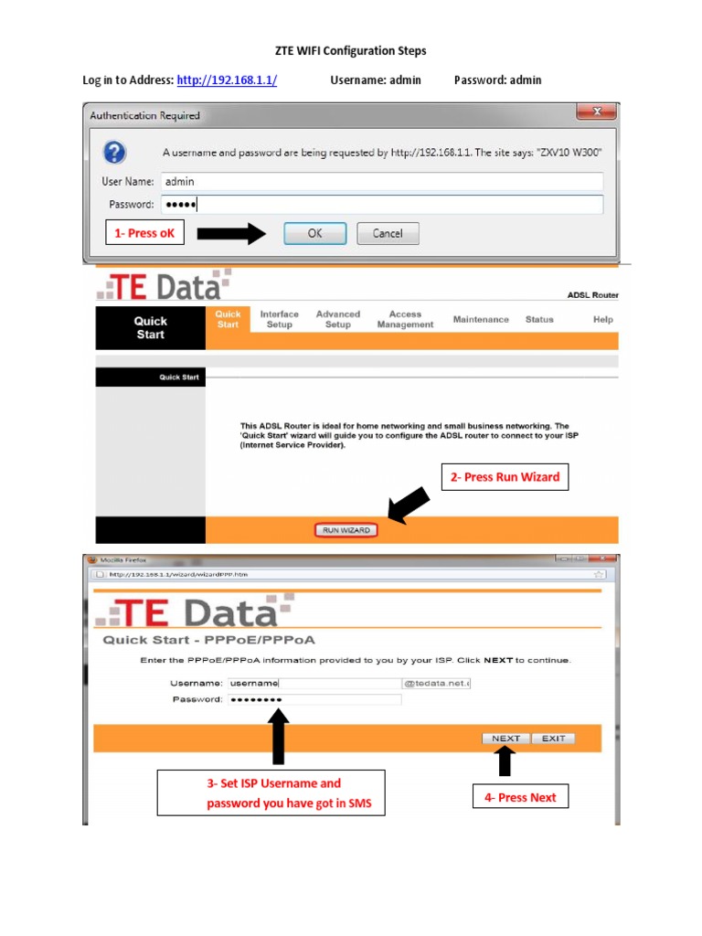 Picture of ZTE Router WiFi Configuration Guide | PDF | Computers