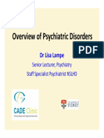 2- PAAM - Overview of Psychiatric Disorders