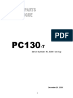 Pc130-7 Spare Parts Catalogue