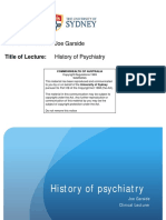 3 - PAAM - History of Psychiatry