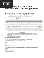Download Android MySQL Tutorial to Perform Basic CRUD Operation by Maymay Pangilinan SN327645996 doc pdf
